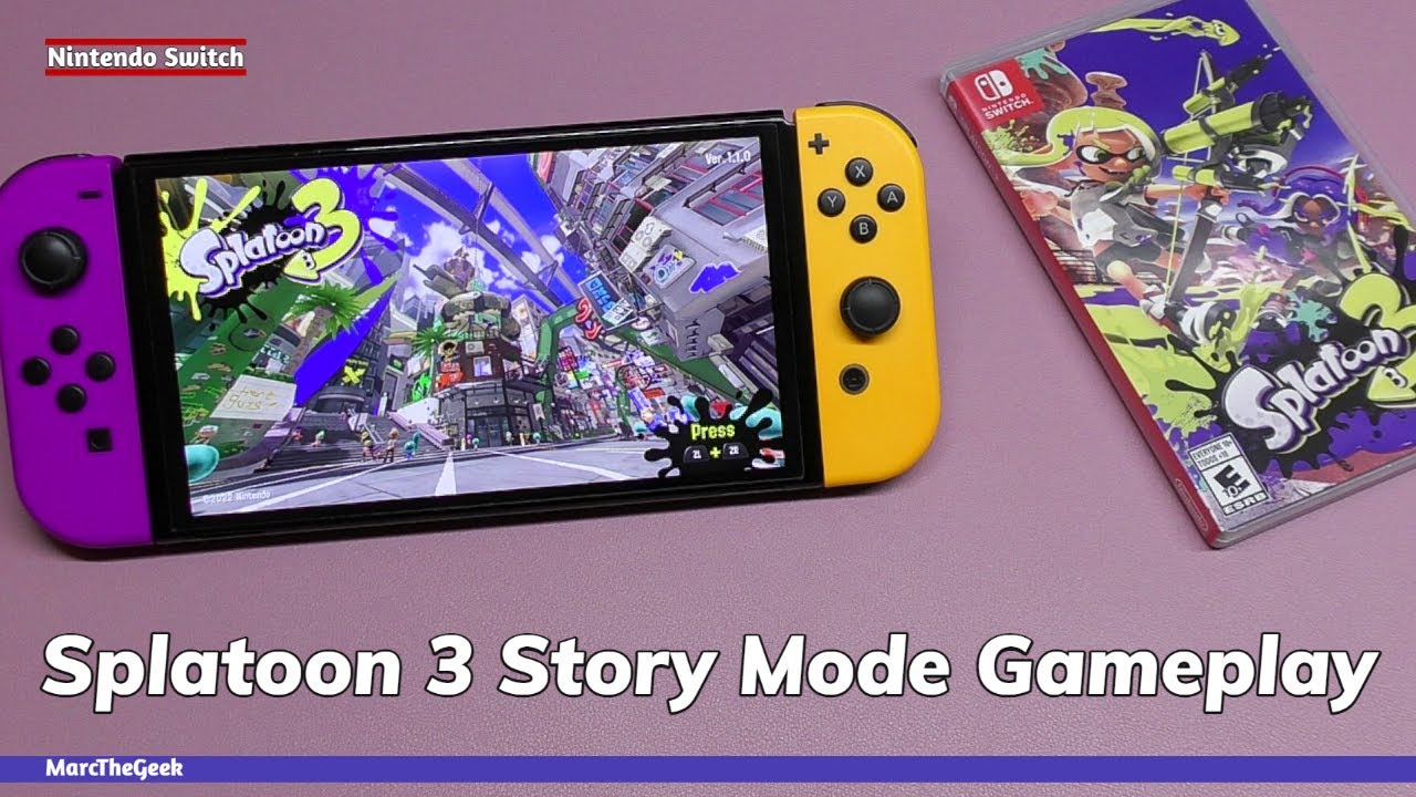 Splatoon 3 Story Mode Gameplay