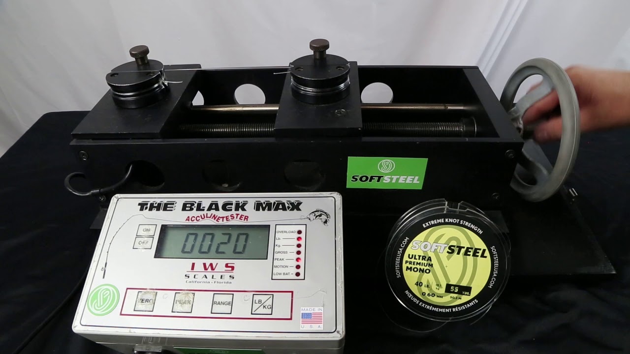 Soft Steel ULTRA Premium Mono 40LB Line Break Test