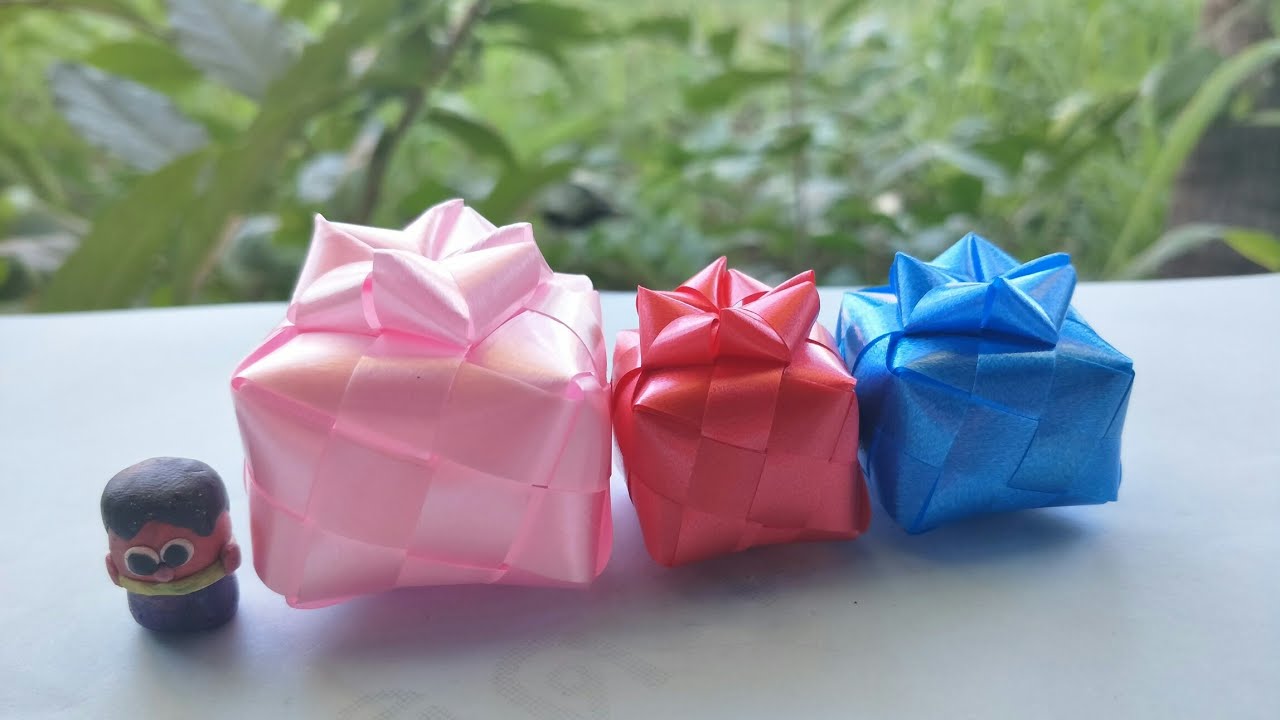 พับเหรียญโปรยทาน กล่องของขวัญ 🎂 🎀 byแม่นิดน้องเค้ก ribbon art