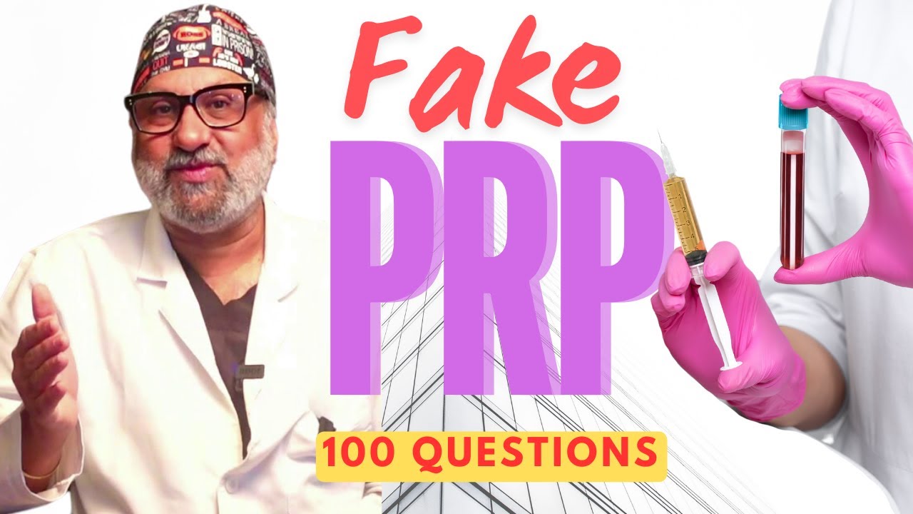 Is your PRP Fake? | PRP for hair loss treatment for men and women