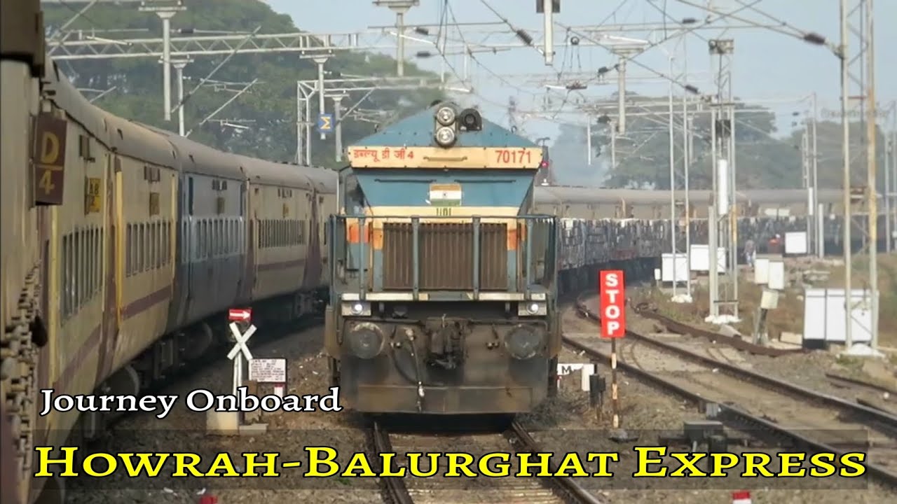 Journey Onboard: 13063 Howrah-Balurghat Express | Azimganj Jn. to Malda Town | Indian Railways