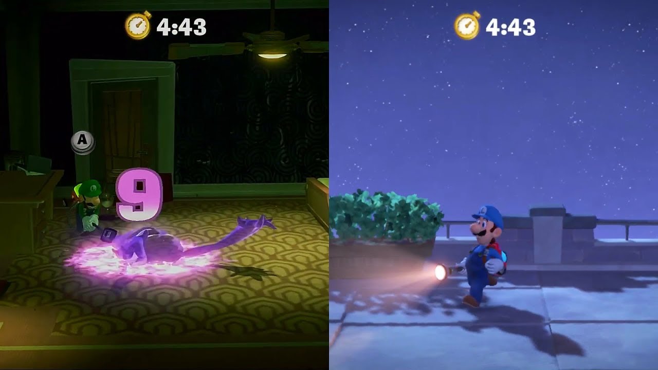 Luigi's Mansion 3 - 2-Player ScareScraper Splitscreen (feat. Sir Lolz)