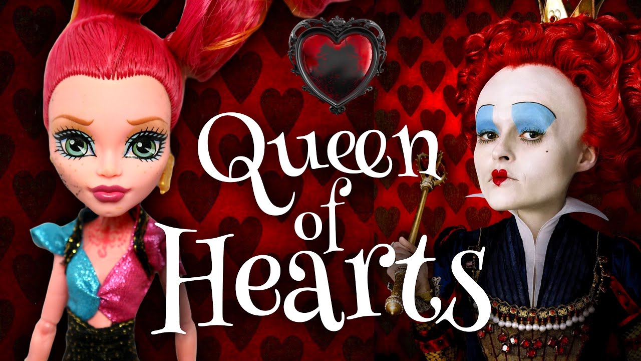 I MADE QUEEN OF HEARTS DOLL / ALICE IN WONDERLAND / HALLOWEEN 2024 Doll Repaint by Poppen Atelier