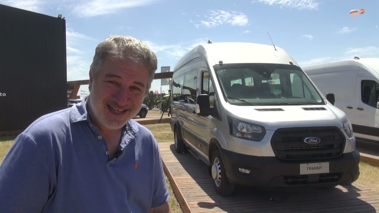 FORD TRANSIT 2023: NUEVO MOTOR Y CAJA AT10. Novedad en Expoagro.