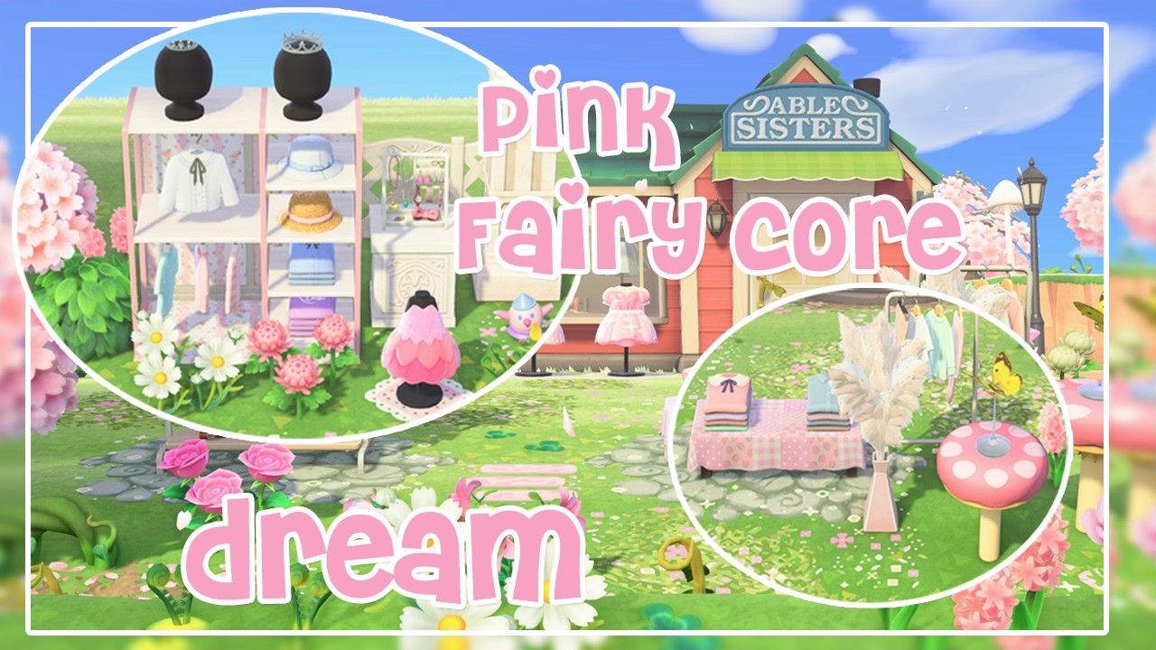 I Turned Able Sisters Into a Pink Fairycore Dream 🌸✨ | ACNH 3.0