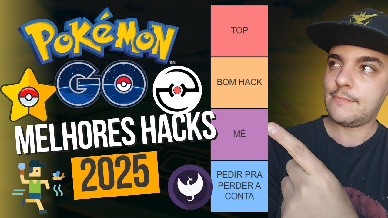 RANQUEEI TODOS OS HACKS DE POKÉMON GO PARA USAR EM 2025
