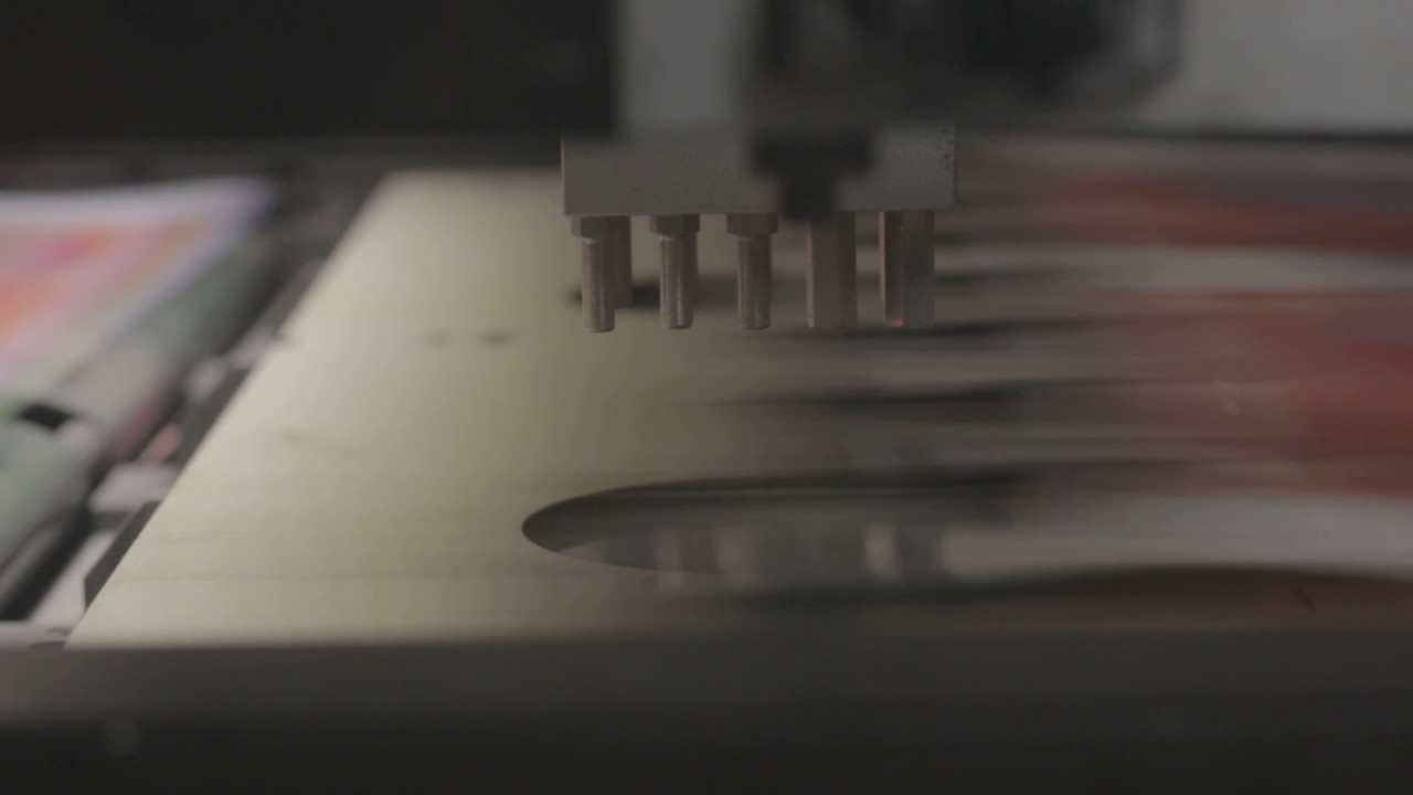 Die cutting process at Celloglas UK