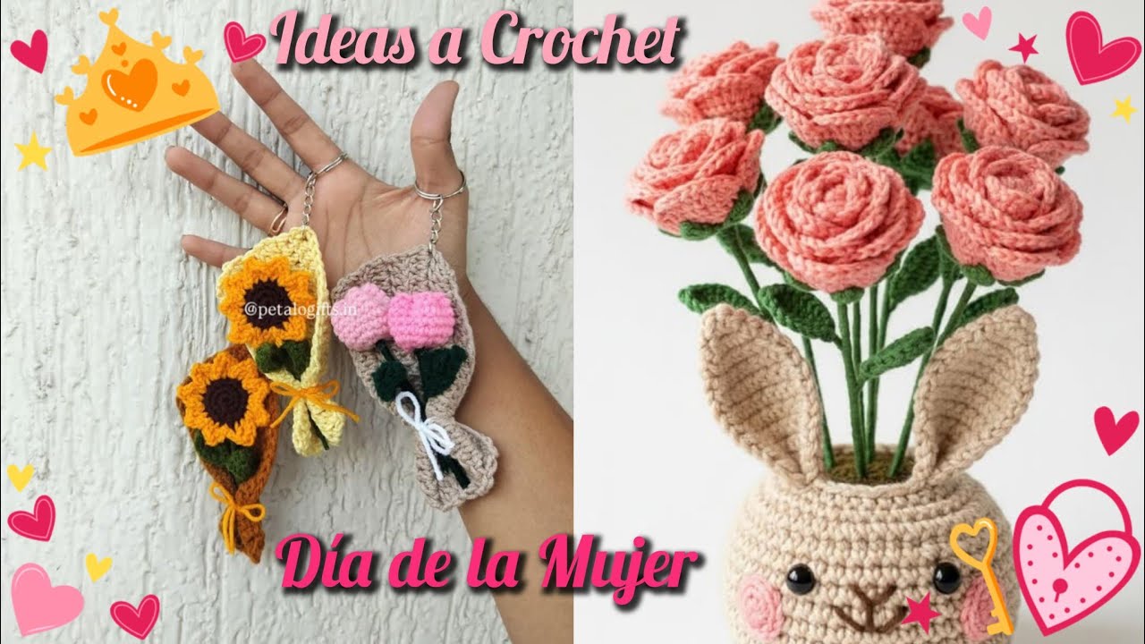 Ideas a Crochet para el Día de la Mujer 