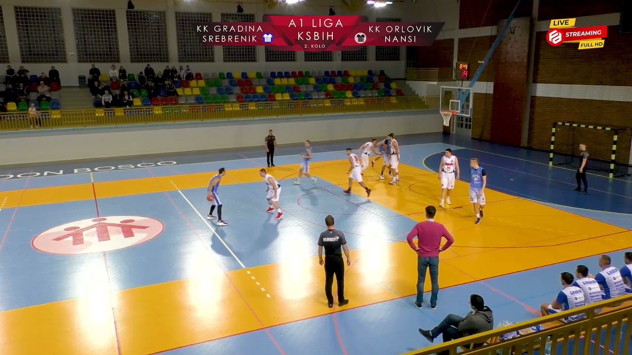 KK Orlovik Nansi - KK Gradina Srebreni A1 Liga KSBIH 2. Kolo