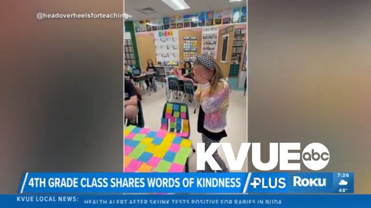 4th graders surprise classmate with handwritten sticky notes in Florida