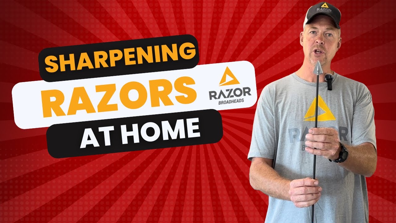 Sharpening RAZOR Broadheads