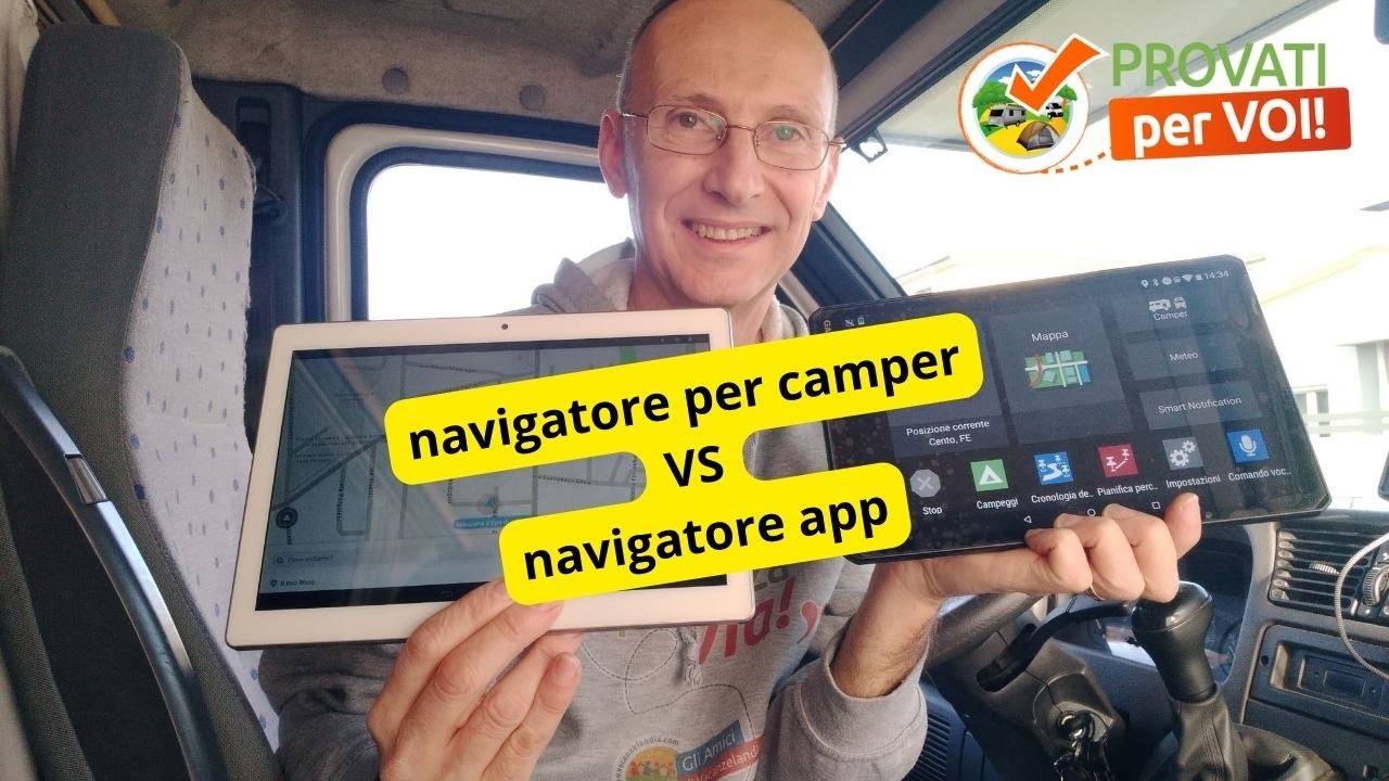 Navigatore da camper oppure navigatore app: qual è il migliore?