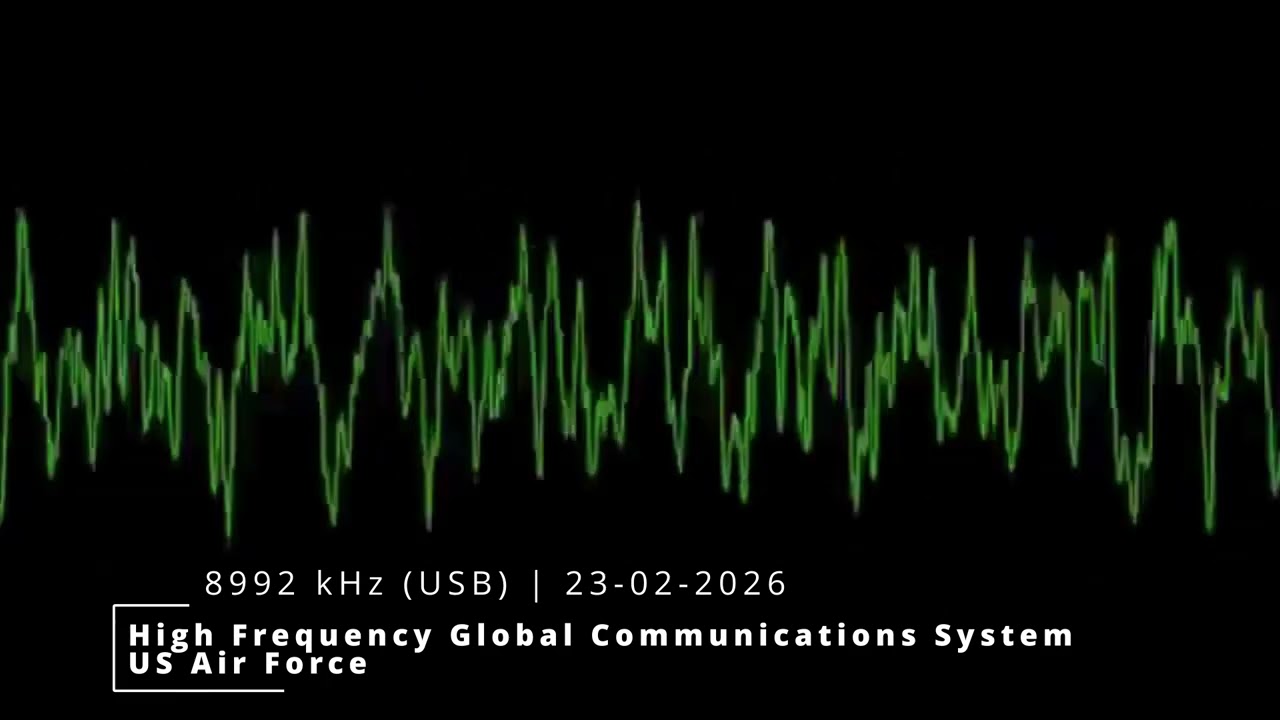 8992 kHz (USB) High Frequency Global Communications System - USAF (23-02-2026)