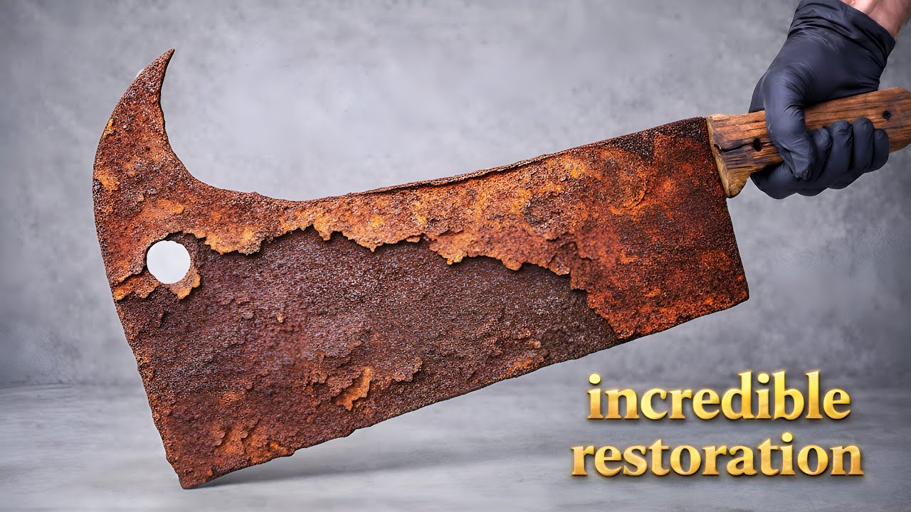 I Restored the Most Rusted Cleaver Ever