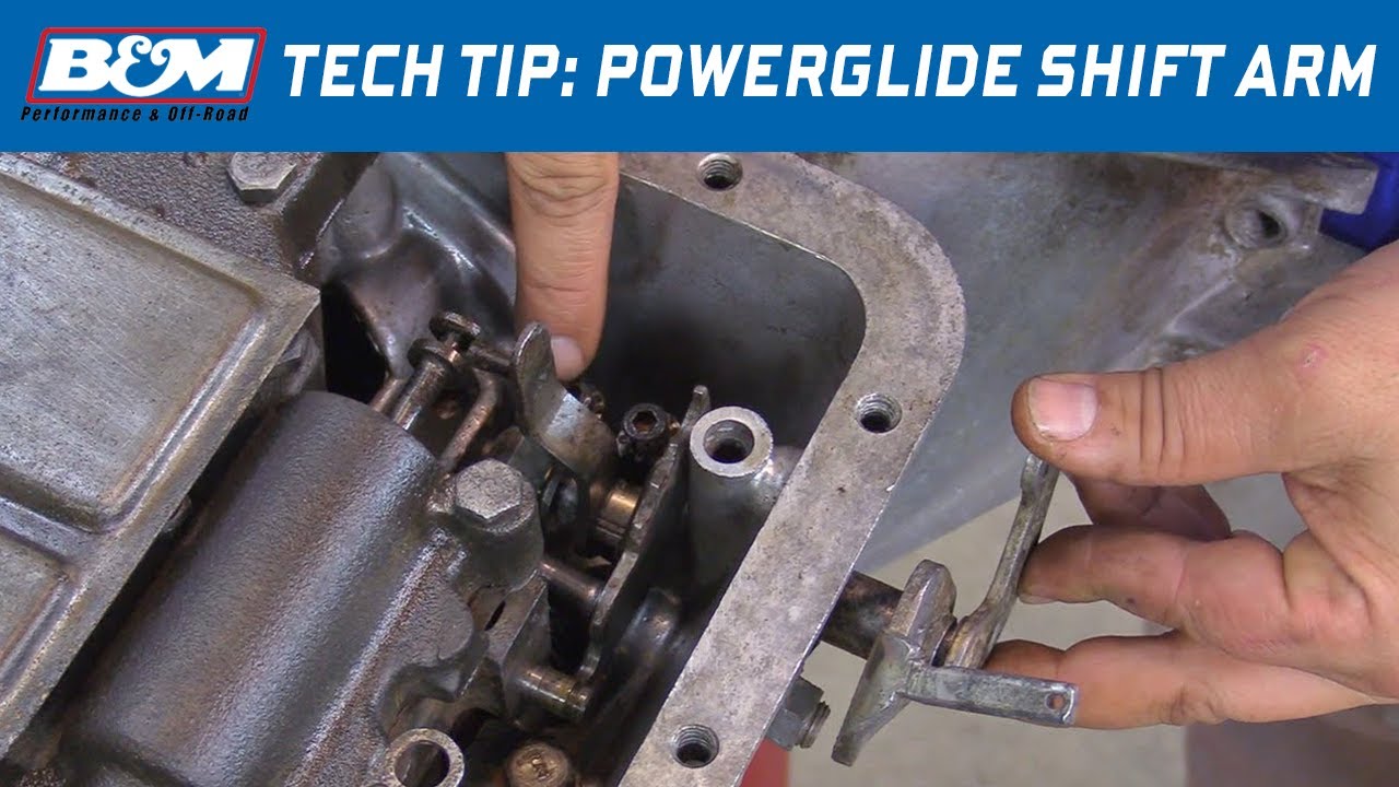 Install: B&M Powerglide Pro Lever Shift Arm 70465