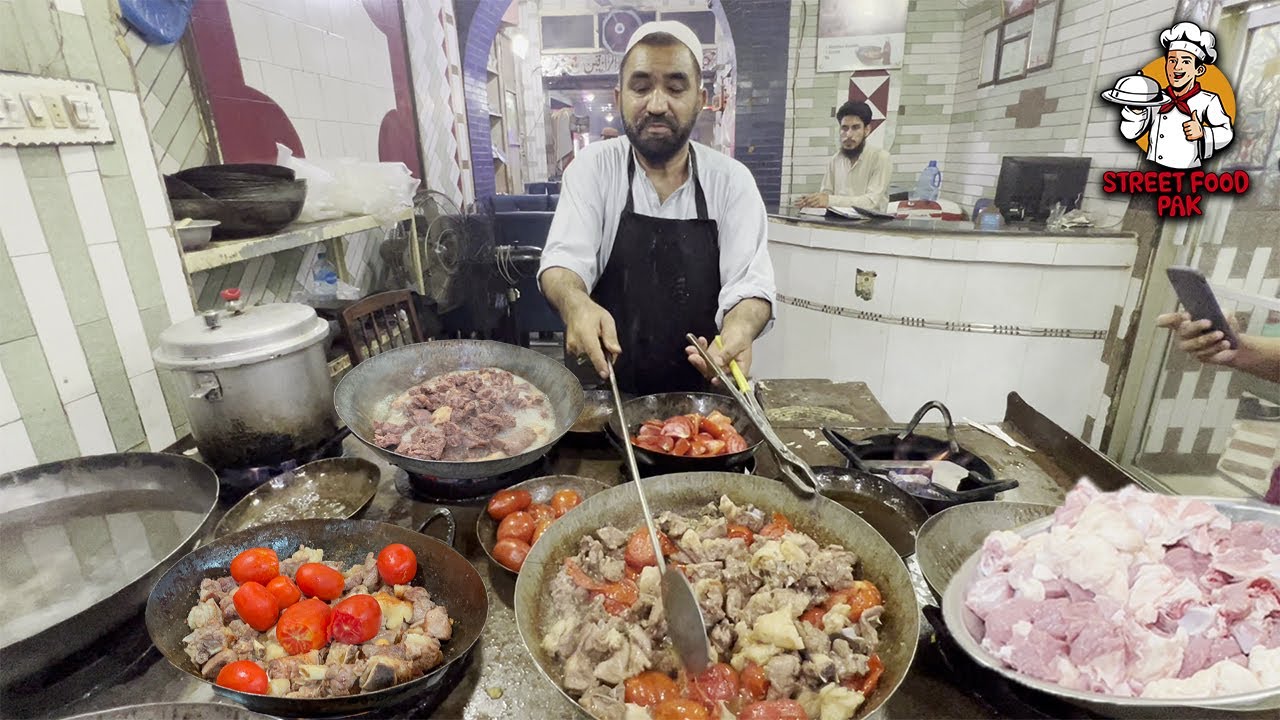 Mutton Karahi Recipe - Namak Mandi Peshawar | Peshawar Food Street