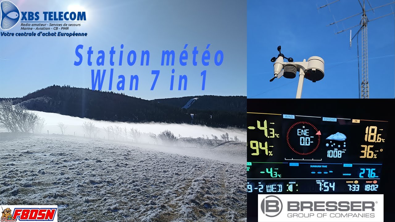 STATION METEO Bresser Wlan 7in1 #hamradio #radioamateur #meteo