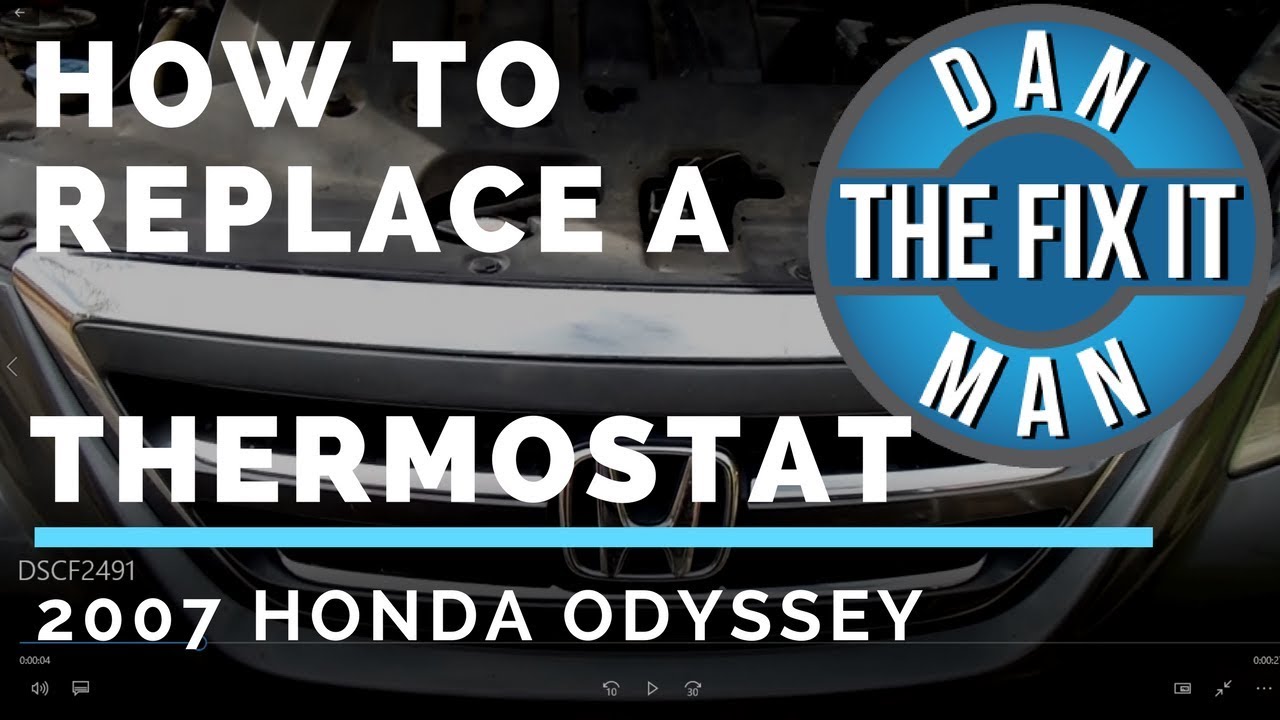 2007 HONDA ODYSSEY THERMOSTAT REPLACEMENT - DIY