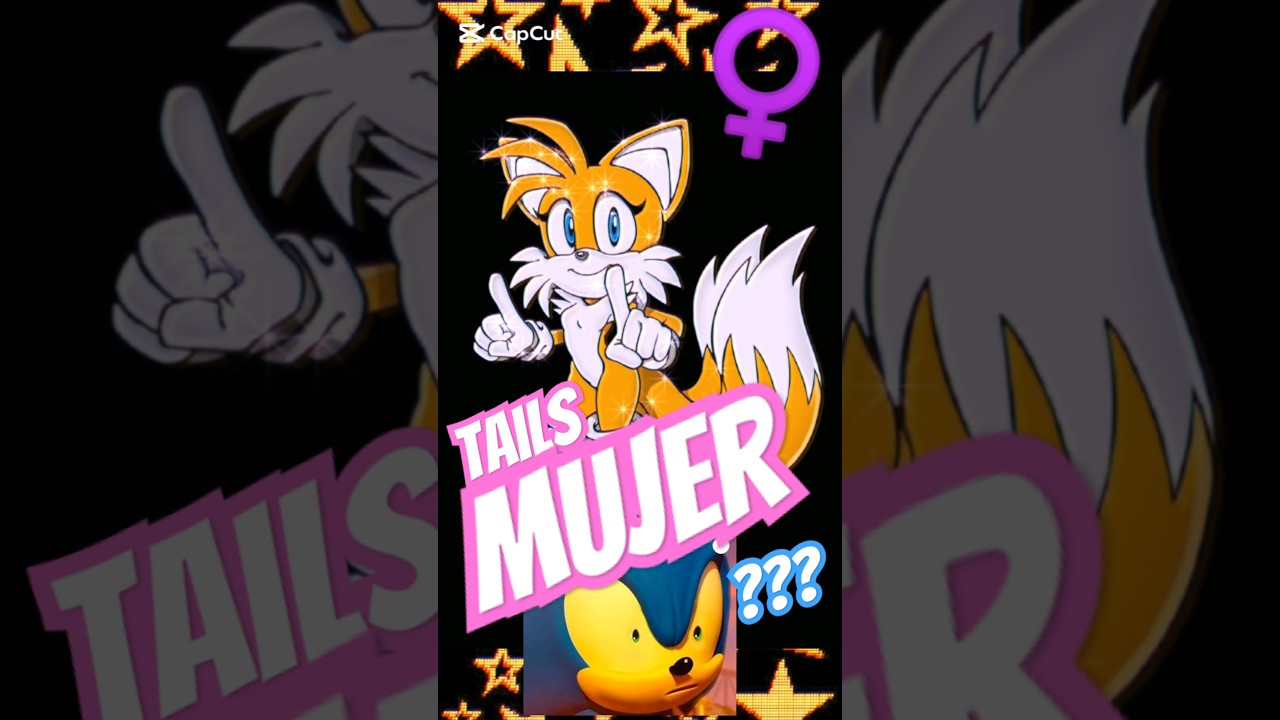 TAILS MUJER 🦊♀️- DATO CURIOSO 🔎 DE SONIC THE HEDGEHOG  #sega #sonic #sonicthehedgehog #tails
