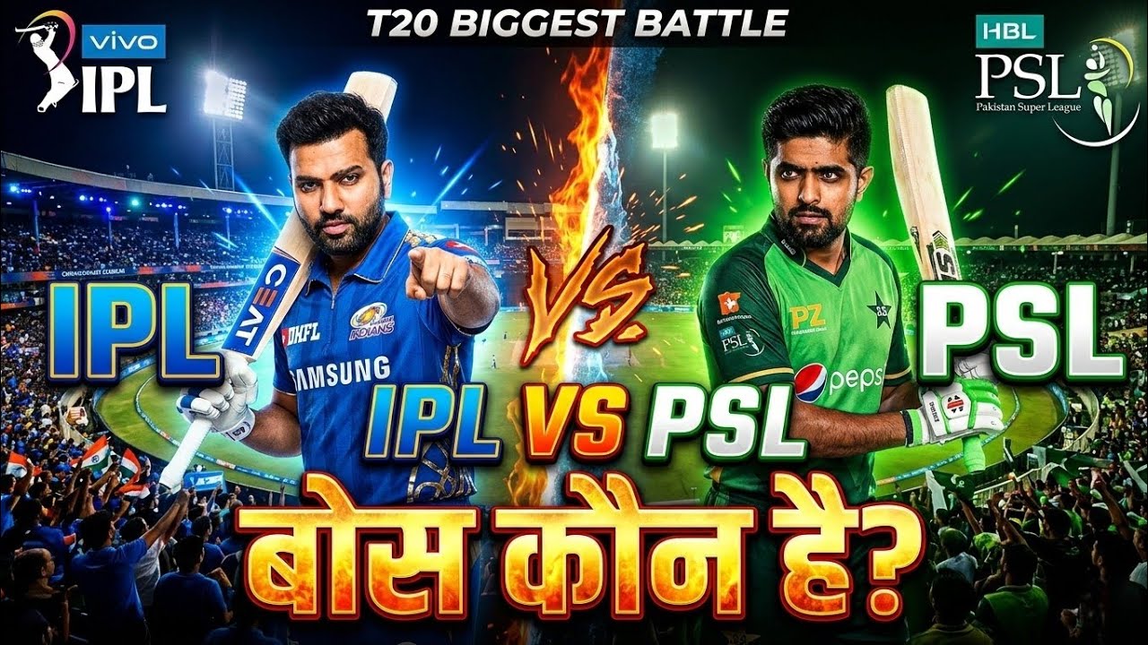 IPL vs PSL 🔥 Kaun Hai The Real Boss?