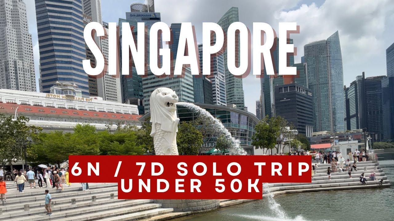 Singapore Trip Under 50K Part 1 #singapore #sololeveling #solotrip #travelvlog 