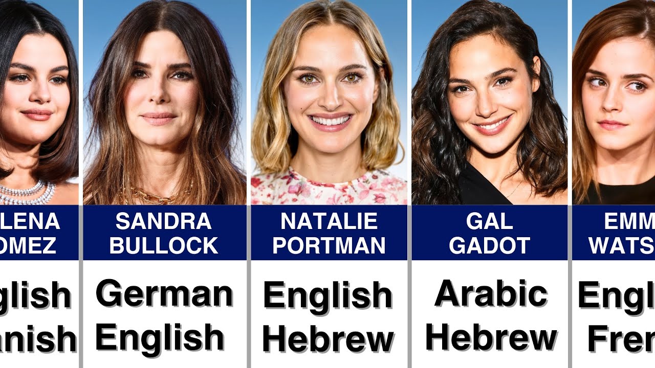 Hollywood Actresses and How Many LANGUAGES Can They Speak?
