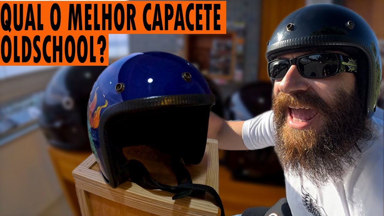 CAPACETE OLDSCHOOL DE VERDADE - Veja os modelos que eu utilizo