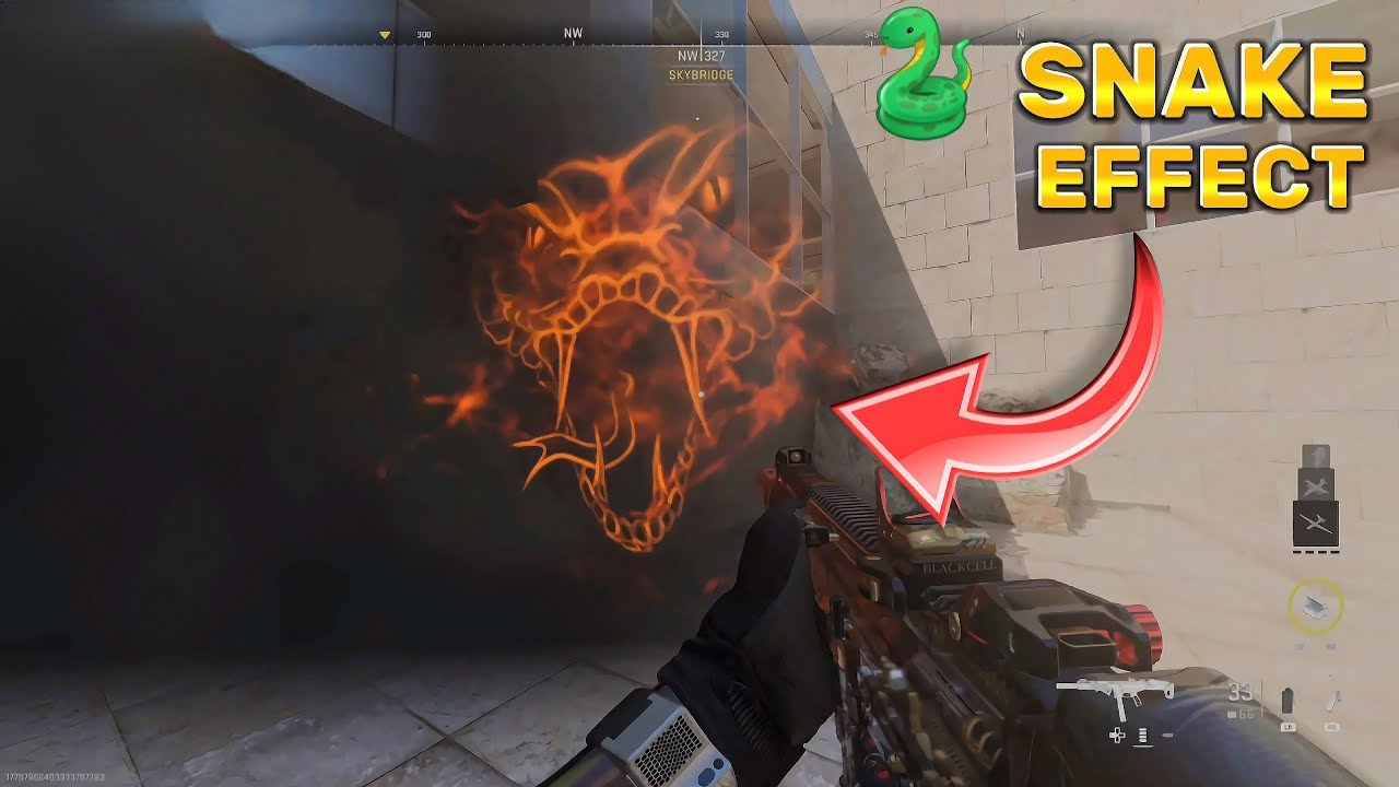 MW2 The Blackcell Smoke Snake Skin Has A Different Effect In Modern Warfare II
