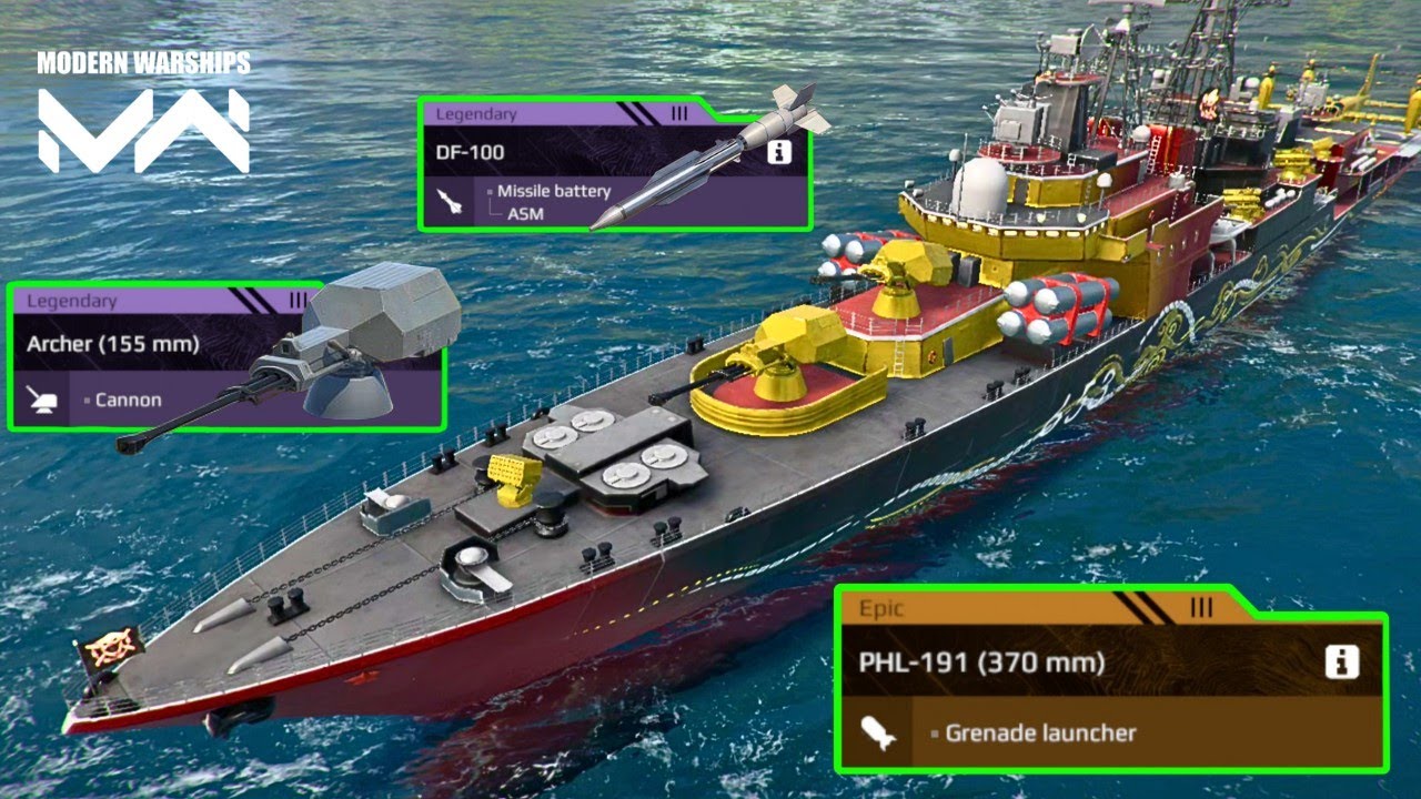 RF ADMIRAL BASISTY - With 2x- DF-100 / 3x- PHL-191 & 2x- Archer 🔥 Crazy Fire Power 😮