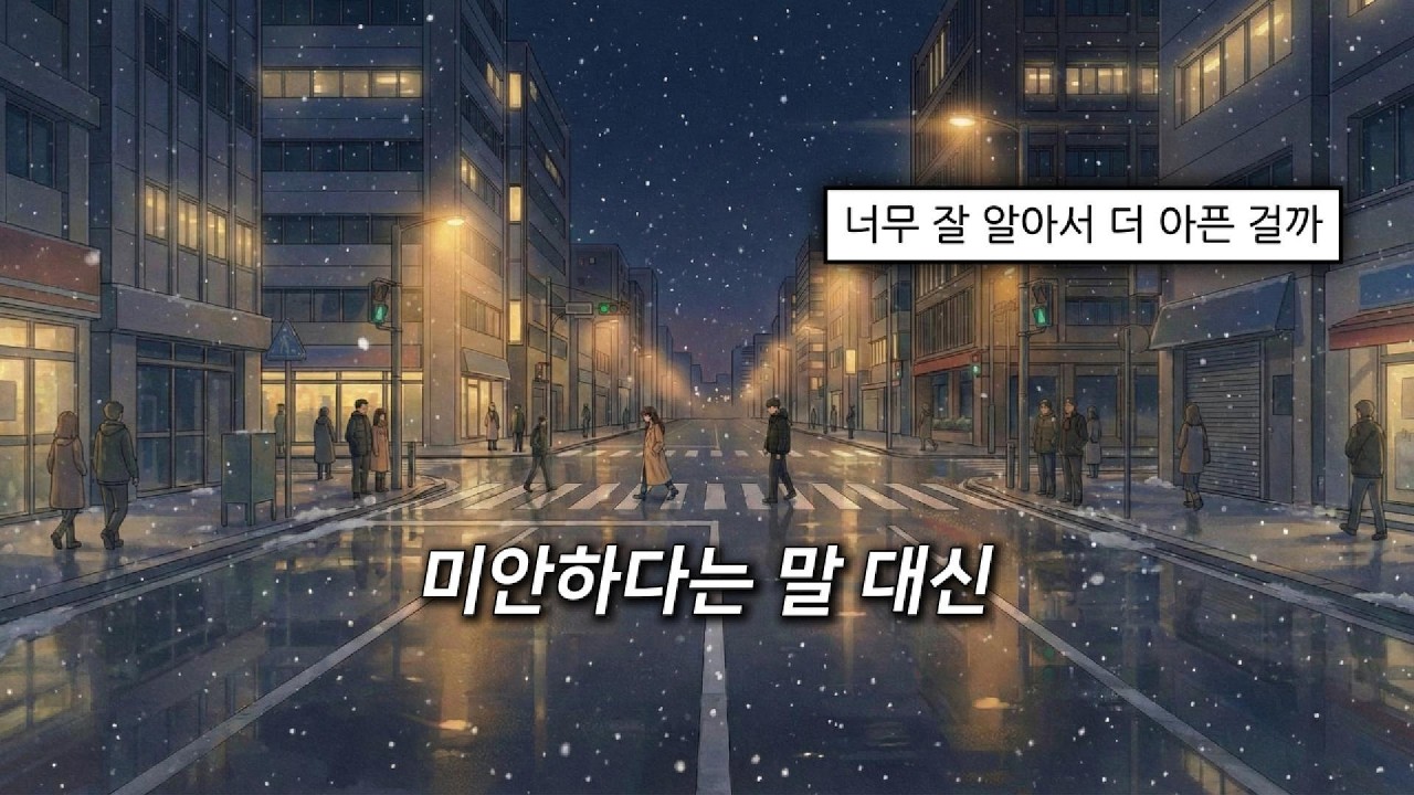 말로 못 한 이별 이야기ㅣ미안하다는 말 대신 - GG_VIBEㅣ인디팝
