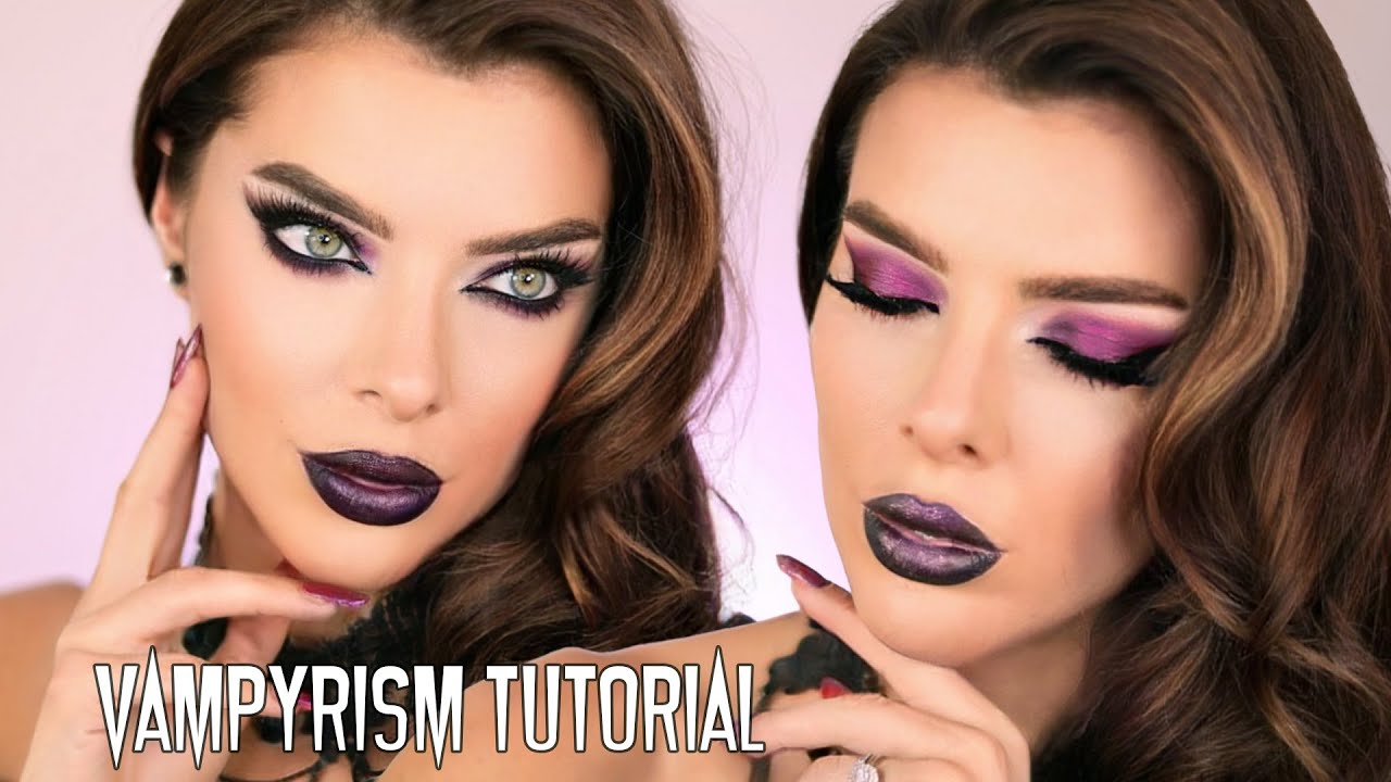 VAMPYRISM Palette Tutorial - Fierce  Gothic Makeup - Glam Vampire Makeup Halloween | Jolie Beauty