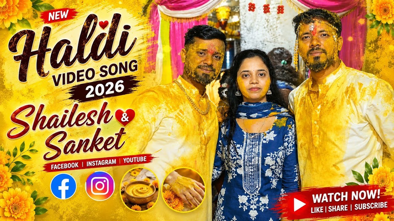 New Haldi Video 2026 Shailesh & Sanket || Haldi Ceremony 2026 || Versova Koliwada || Manish.R.Dabhi 
