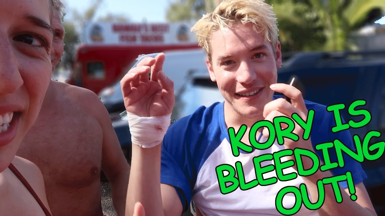 Kory Cut His Hand Open!!