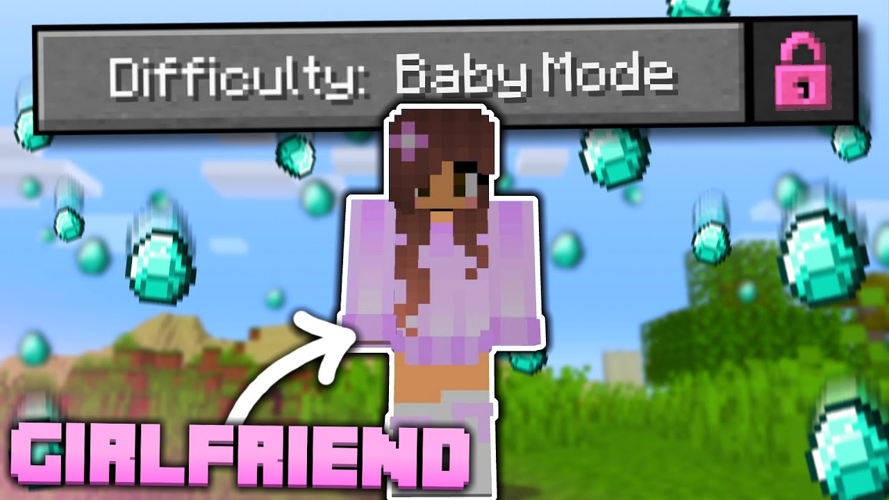 My GIRLFRIEND Beat Minecraft in 