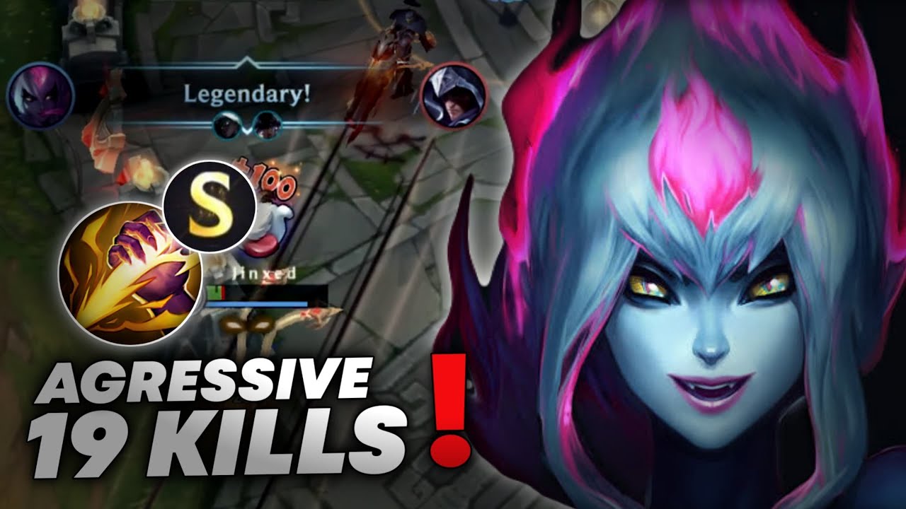 WILD RIFT | 19 KILLS ! EVELYNN AGGRESSIVE JUNGLER  AP ( S RATING )