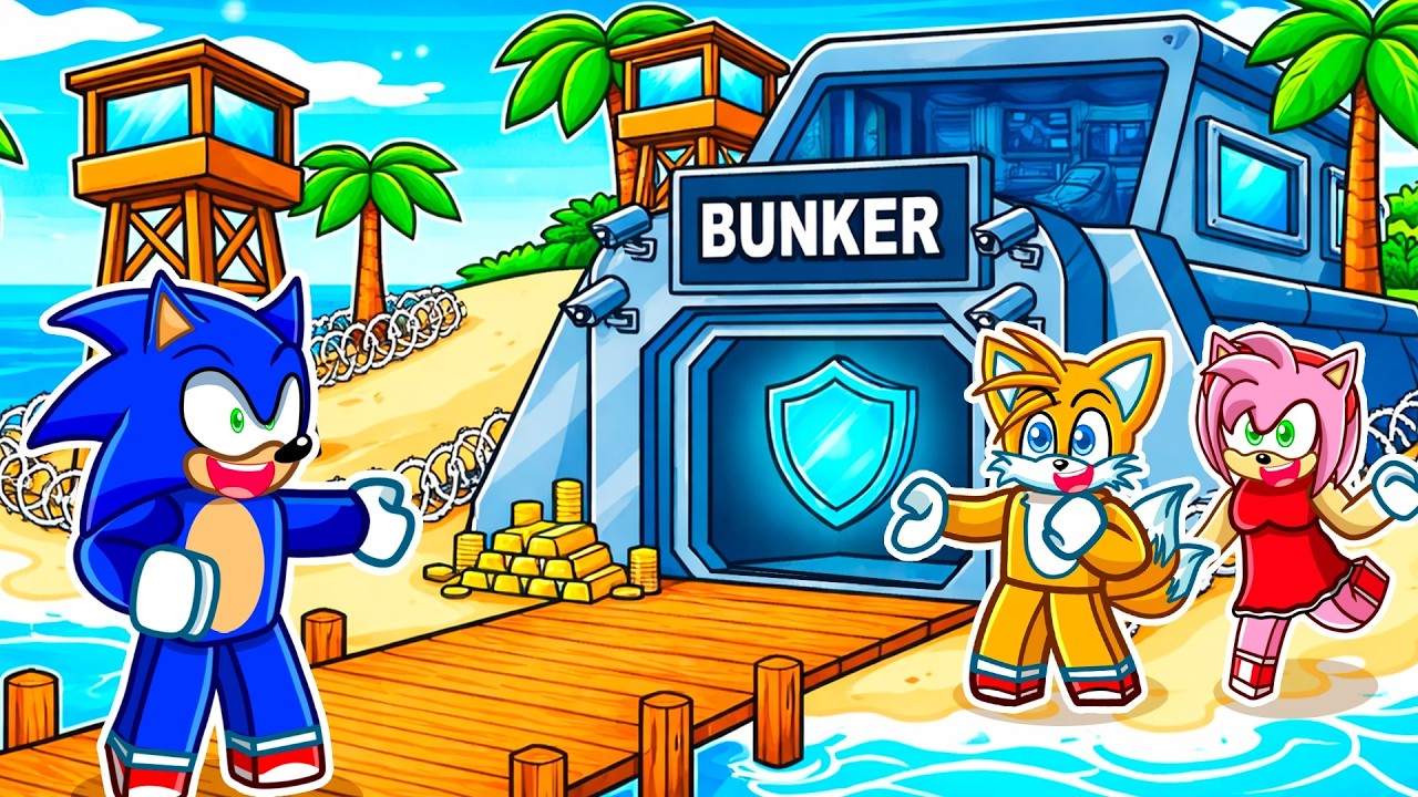Building a Millionaire Bunker to Survive in Roblox...