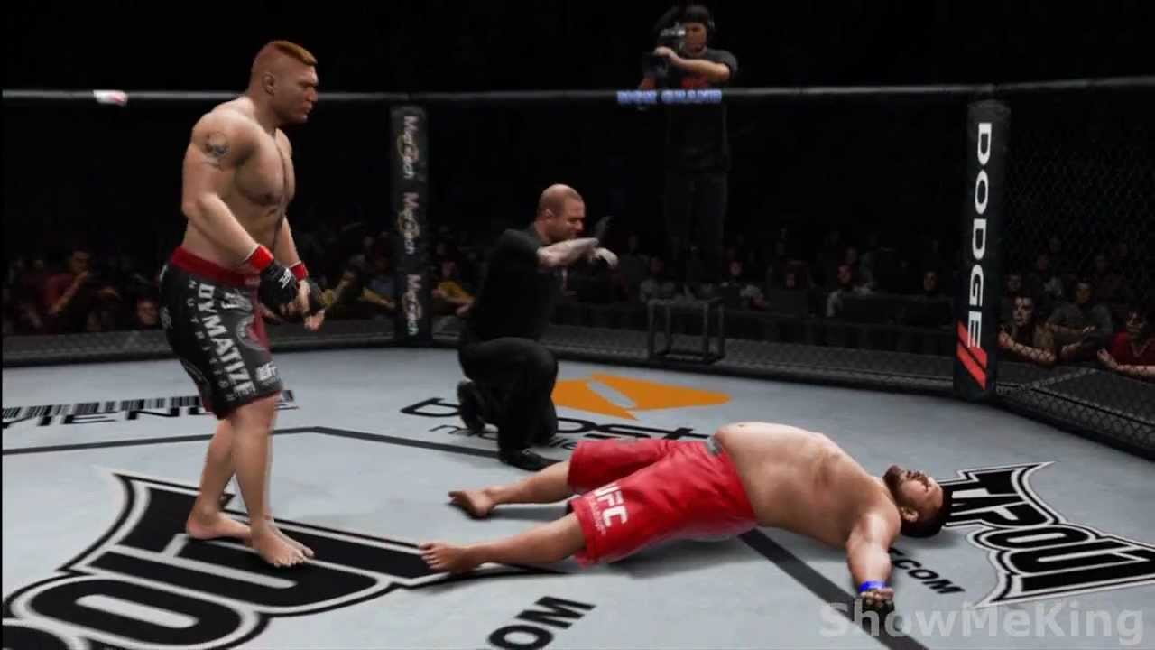 Brock Lesnar 10 Second Knockout - UFC Undisputed 3 [HD]: Ultimate Technique vs. Roy Nelson