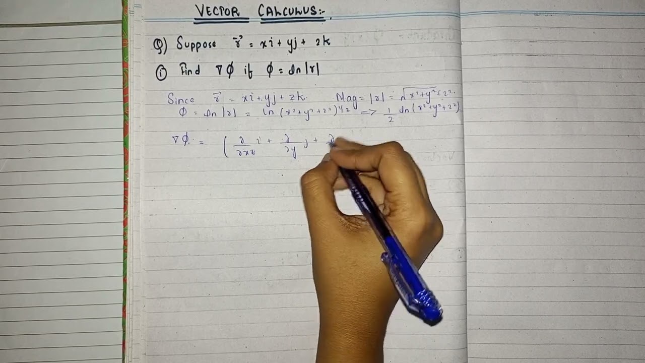MVC || Vector Calculus.