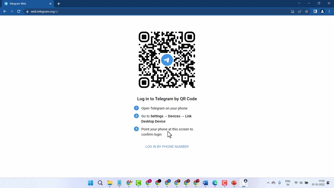 How to Log into Telegram Using the QR Code
