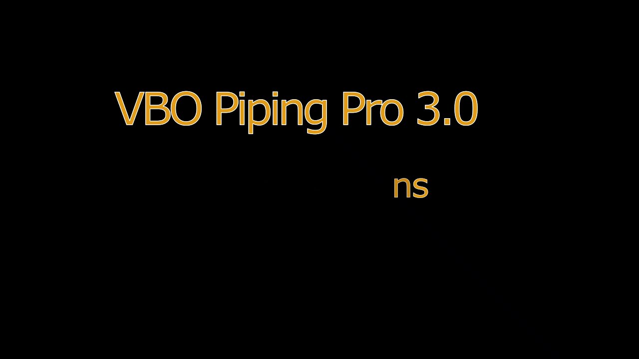 VBO PIPING PRO 3.0 - Load Collections