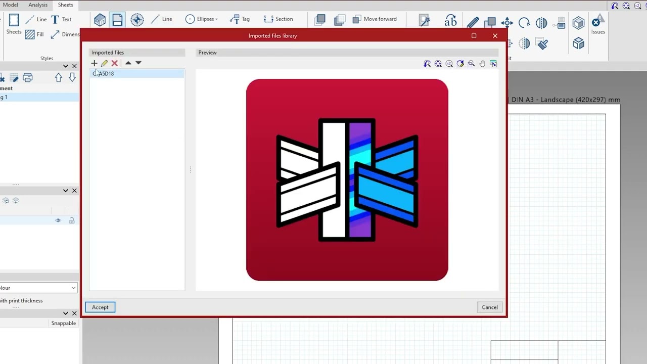 Creating connection sheets
