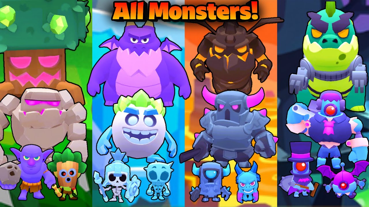 All Monsters with Animation in Squad Busters
