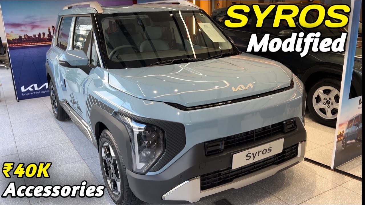 2025 Kia Syros 2025 Modified With ₹40k Kia Genuine Accessories | Kia Syros HTX Modified
