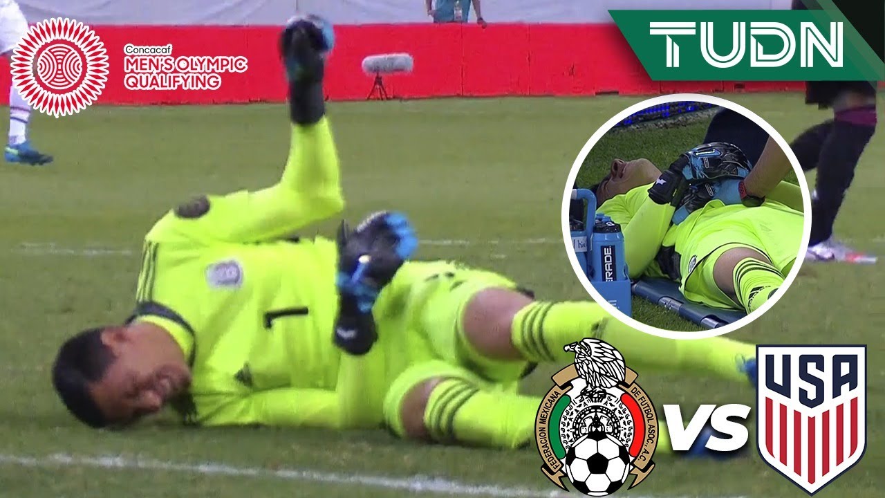 ¡TERRIBLE LESIÓN! Malagón enciende la alarma | México 0-0 EUA | Preolímpico Tokyo 2020 | TUDN