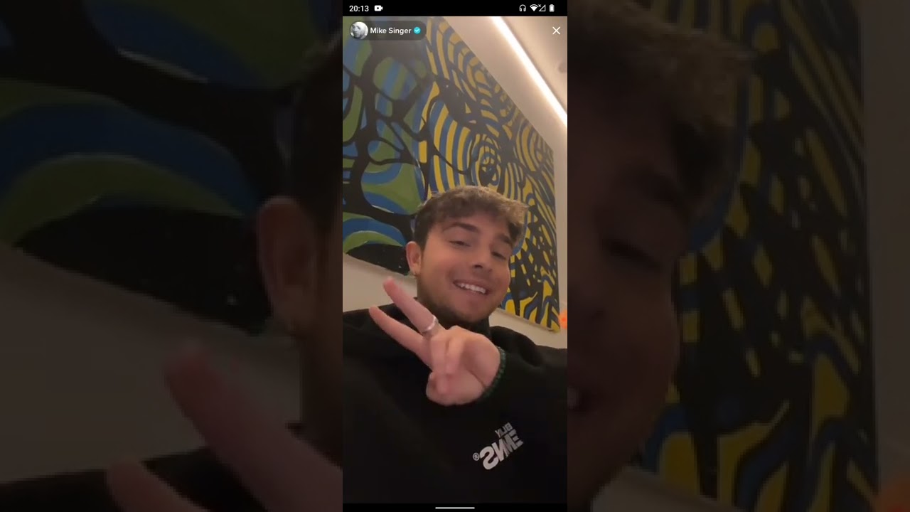 Mike Singer & Sophie Marstatt TikTok Live Stream 04.10.2022