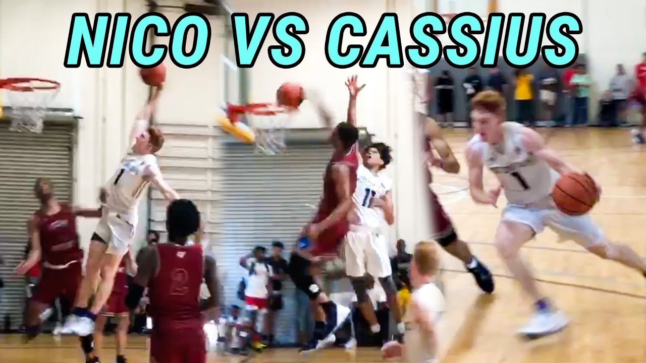 Nico Mannion & Cassius Stanley Go HEAD TO HEAD In Intense AAU Battle! CASSIUS CATCHES A POSTER 😱