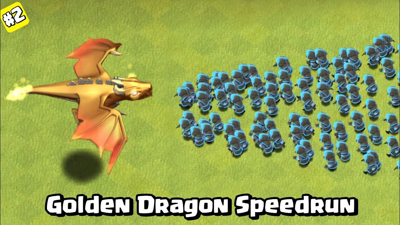 Golden Dragon Speedrun! Clash of Clans