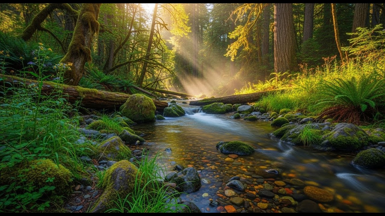 Serene River Water 🌿 Gentle Flowing Ambience for Sleep, Calm, and Meditation #965