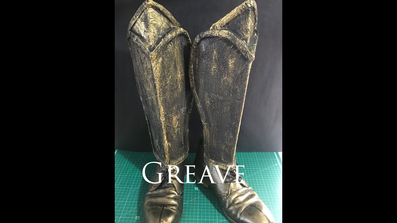 How to make a Roman body Armor (part 04 Greave) |DIY  body Armor| Homemade  body Armor