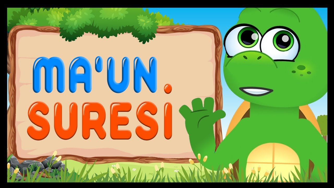 MAUN SURESİ | Çocuklara Namaz Sureleri | Kaplumbağa Kur'an Okuyor | Maun Suresi Ezber